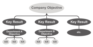 Direct OKR cascade